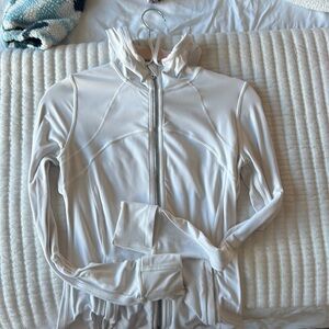 White lululemon define jacket